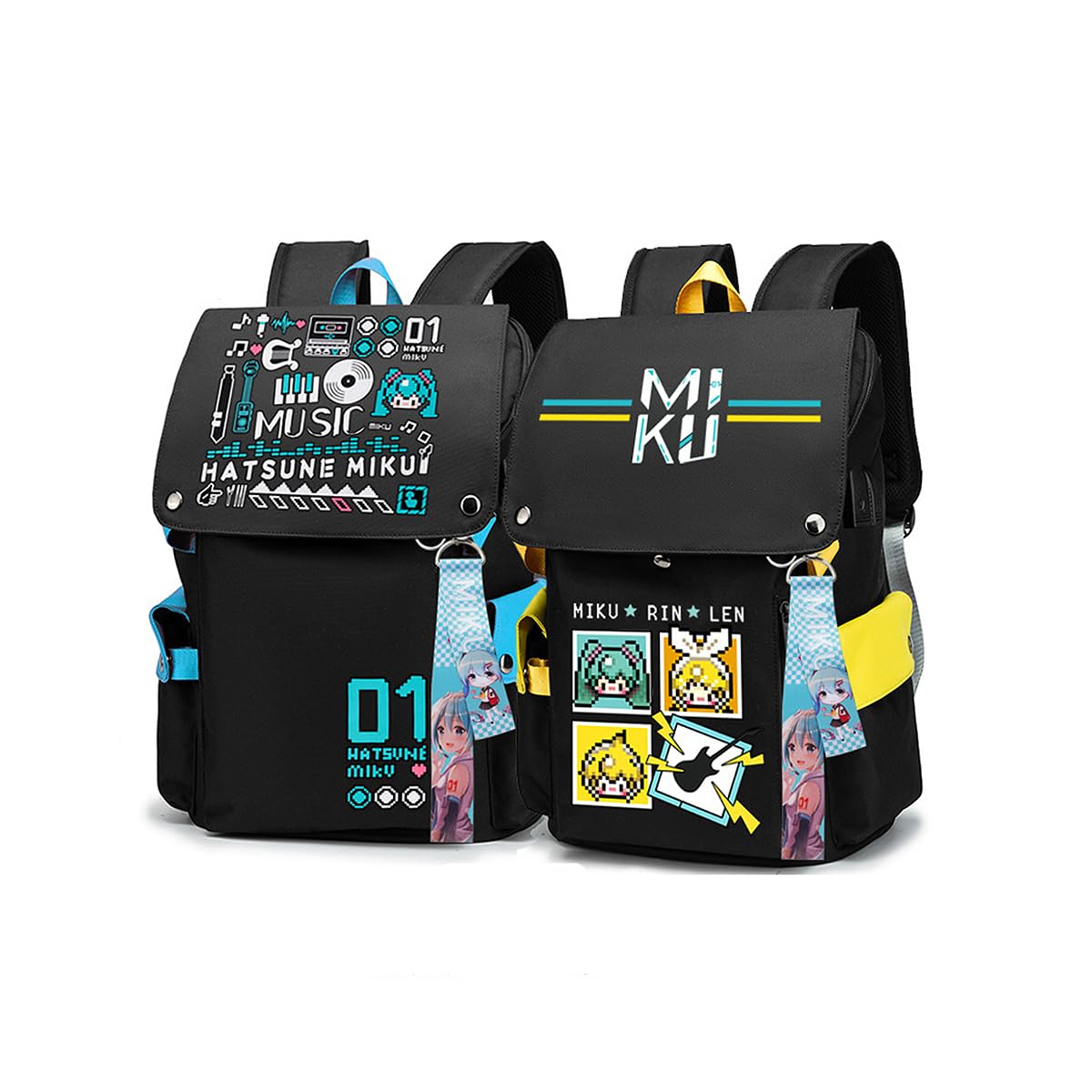 Amazon.co.jp: DYCUYIL 初音ミク バックパック リュック MIKU 大容量 