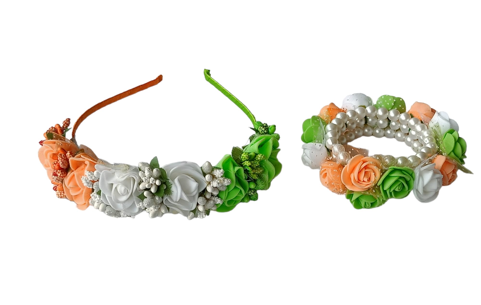 Tiranga/Tricolor Hairband with Bracelet for Girls/Women for Independence Day (Hairband Combo 3) (B0CCYTS627) Amazon Price History, Amazon Price Tracker