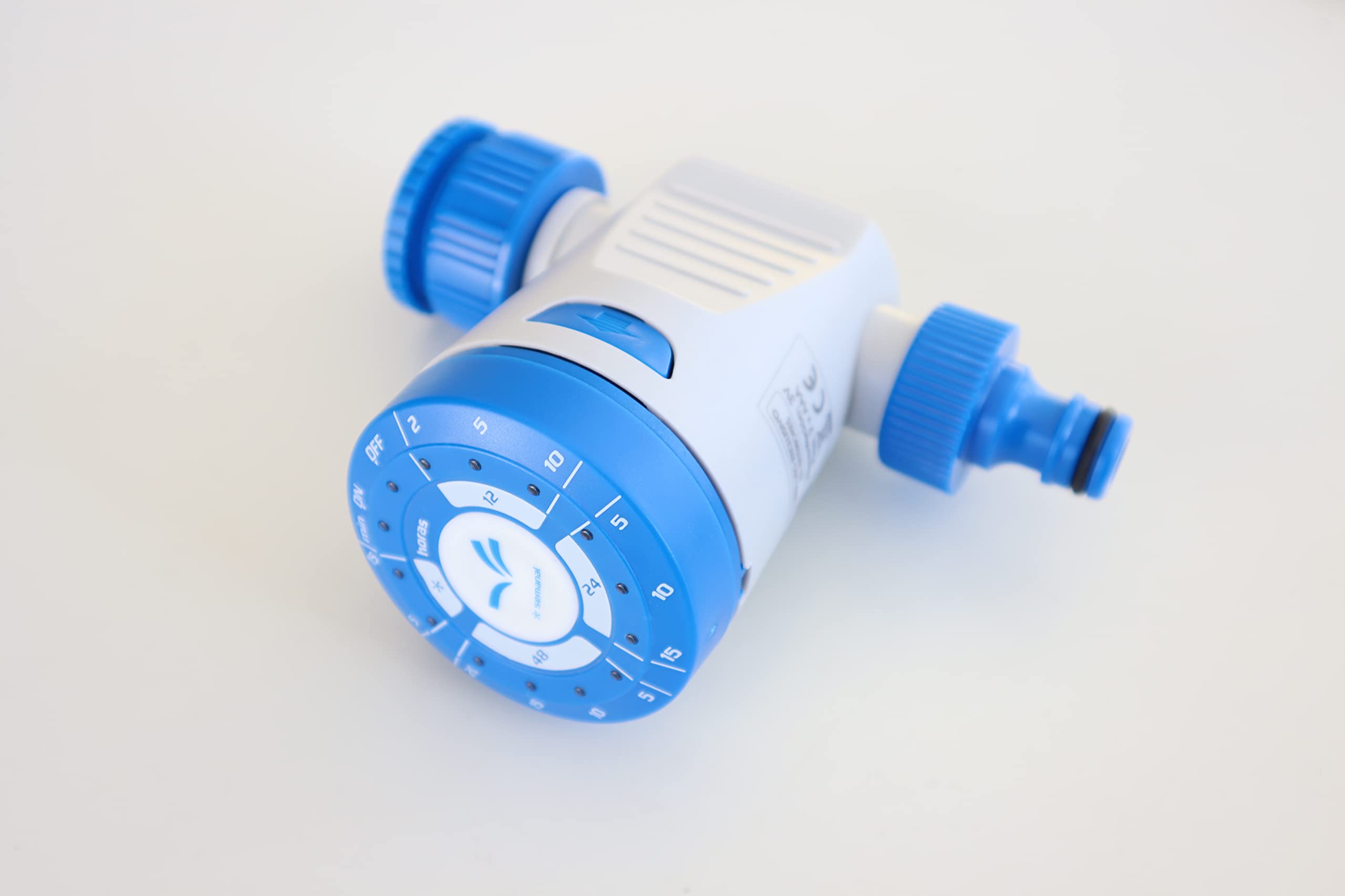 AQUA CONTROL C4200 Programmateur d'arrosage Clicker à Bouton Unique pour Jardin, pour Tout Type de Robinet. Ouverture à 0 Bar