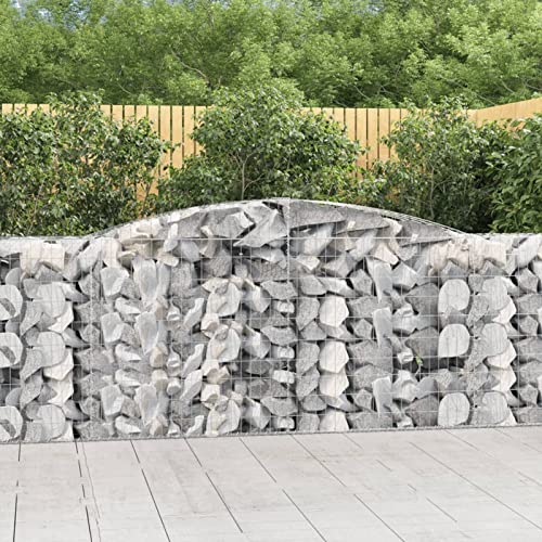 ADWOA Cesta gaviones Forma Arco Hierro galvanizado