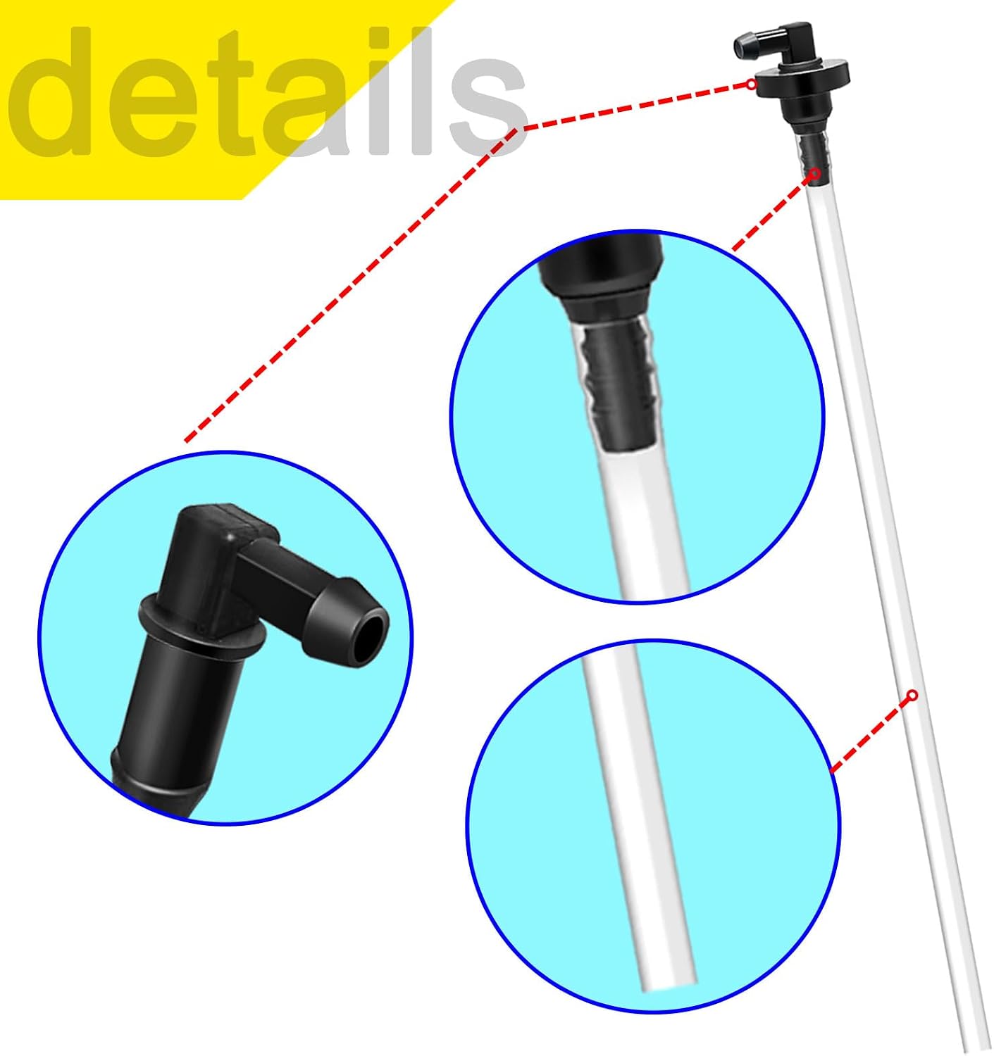 Parts oil pipe kit suitable fits for john deere's 100 series fuel tanks