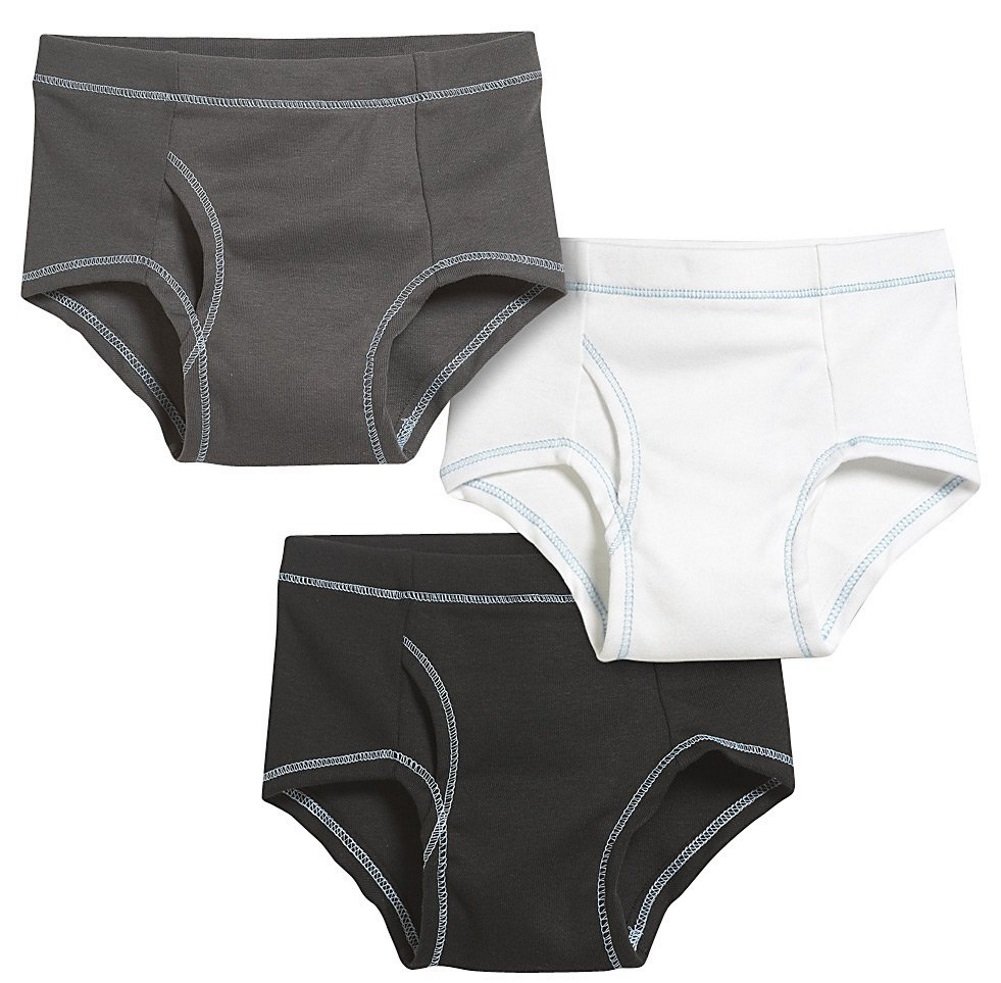 Made in USA Boys Briefs Cotton Underwear Suitable for Sensitive Skins 3-Pack Underpants SPD Sensory Friendly Clothing Basics