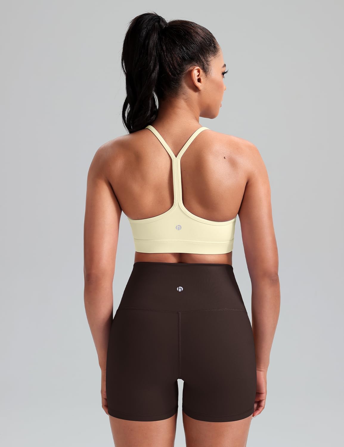 HeyNuts to Freest Womens Y Back Sports Bra, Spaghetti Strap Racerback Low Impact Workout Yoga Tops Padded A-C Cups *Updated - Image 3