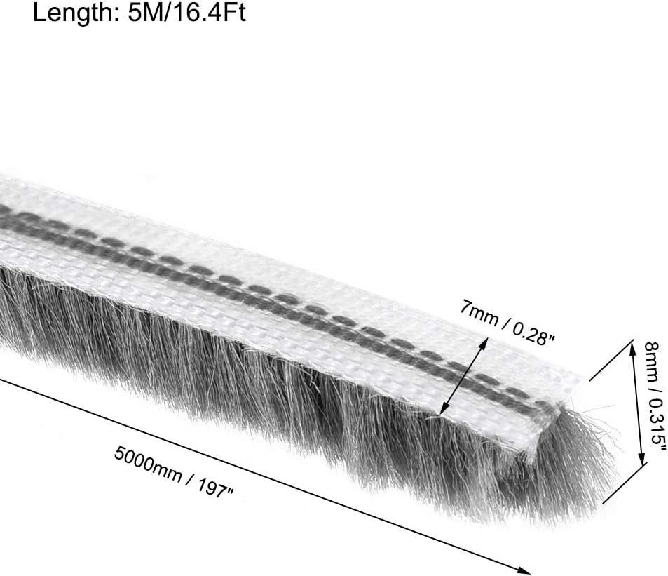 sourcing map Brush Weather Stripping - Image 3