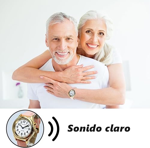 Vista 20 de Talking Watch, Loud Clear Voice for Elderly Blind or Visually Impaired, Speaks The Time, Date or Alarm Time