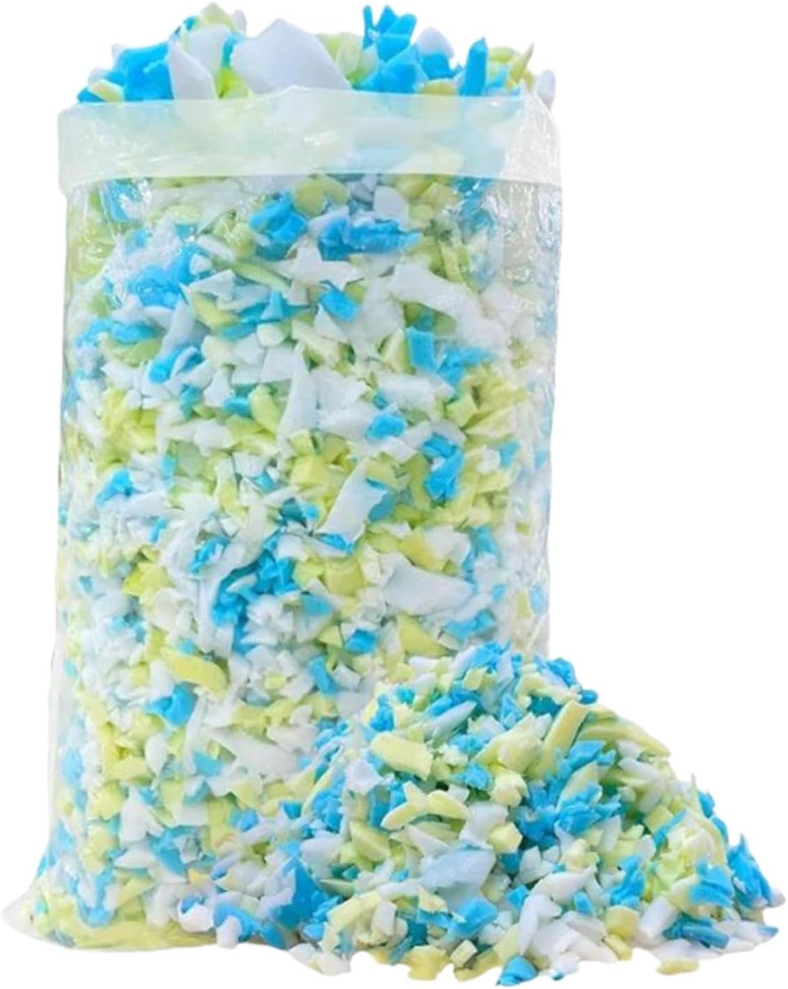 Shooted Memory Foam Filling Bean Bag Filler Premium and Irregular Filling Material Soft for Couch Handicrafts, 1KG
