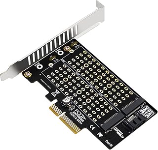 Adaptador SSD PCIE para M.2 NVME M2 NVME para SSD PCI-E cartão de expansão suporta chave B-Key/M-Key e M-Key+B-Key PCIE para M.2 adaptador M.2 SSD PCIE adaptador NVME/M2 PCIE conversor SSD M2 para cartão PCI-E