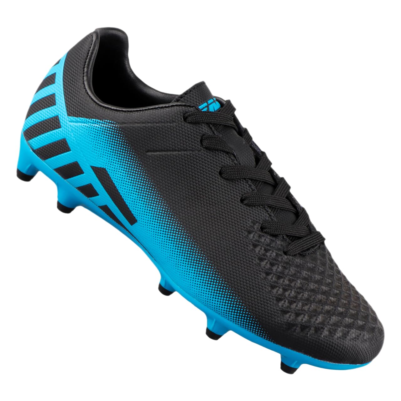 Vizari Santos Firm Ground Kids Soccer Cleats | Girls and Boys Soccer Cleats Embossed Synthetic Upper with Built-in Sock | Football Shoes with Molded TPU Outsole for Maximum Traction