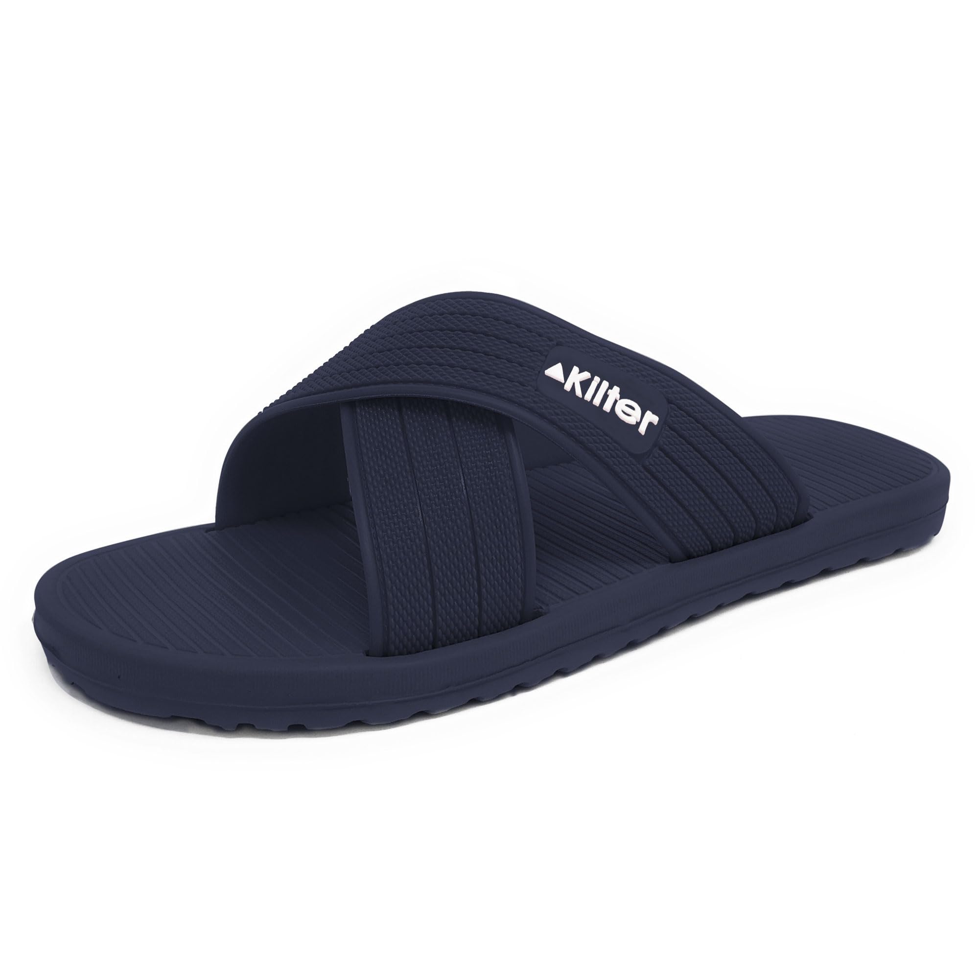 Sponsored Ad – Men's Axis Lightweight Cross Strap Slip-On Summer Slider Sandal