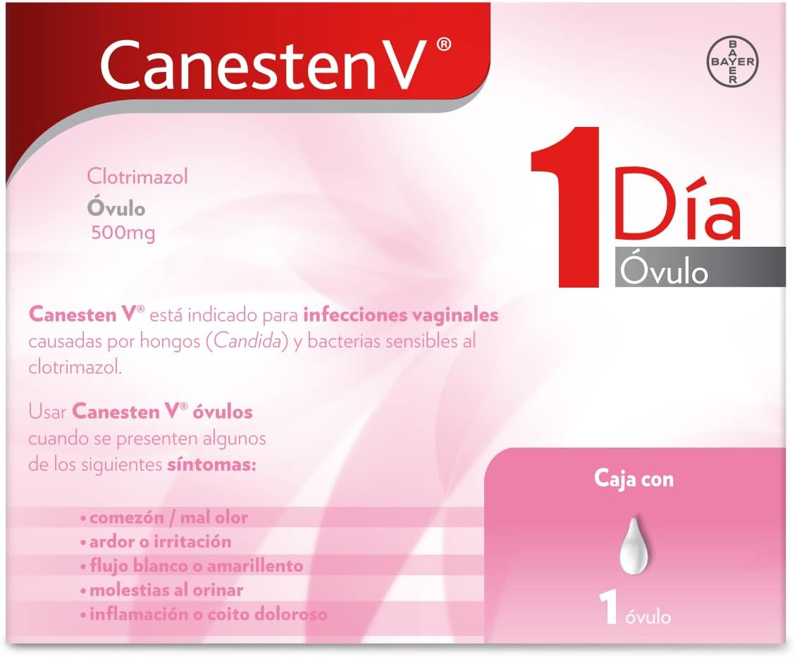 Canesten V Dual 1 Día, Crema para Infecciones Íntimas Causadas por