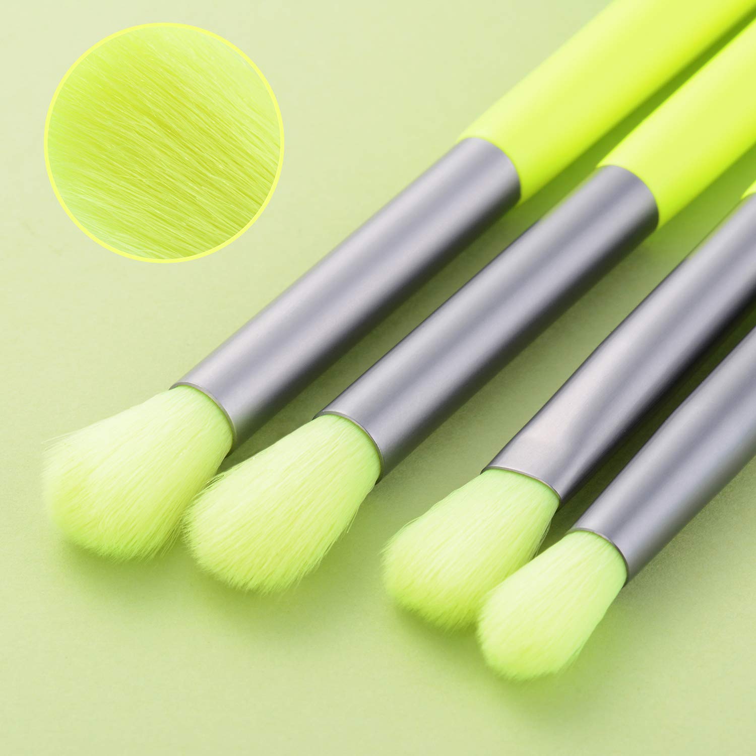 4pcs Eyebrow Brush , Docolor Professional Makeup Brush for Eye Brow and Eyeshadow Makeup Tool : Beauty & Personal Care