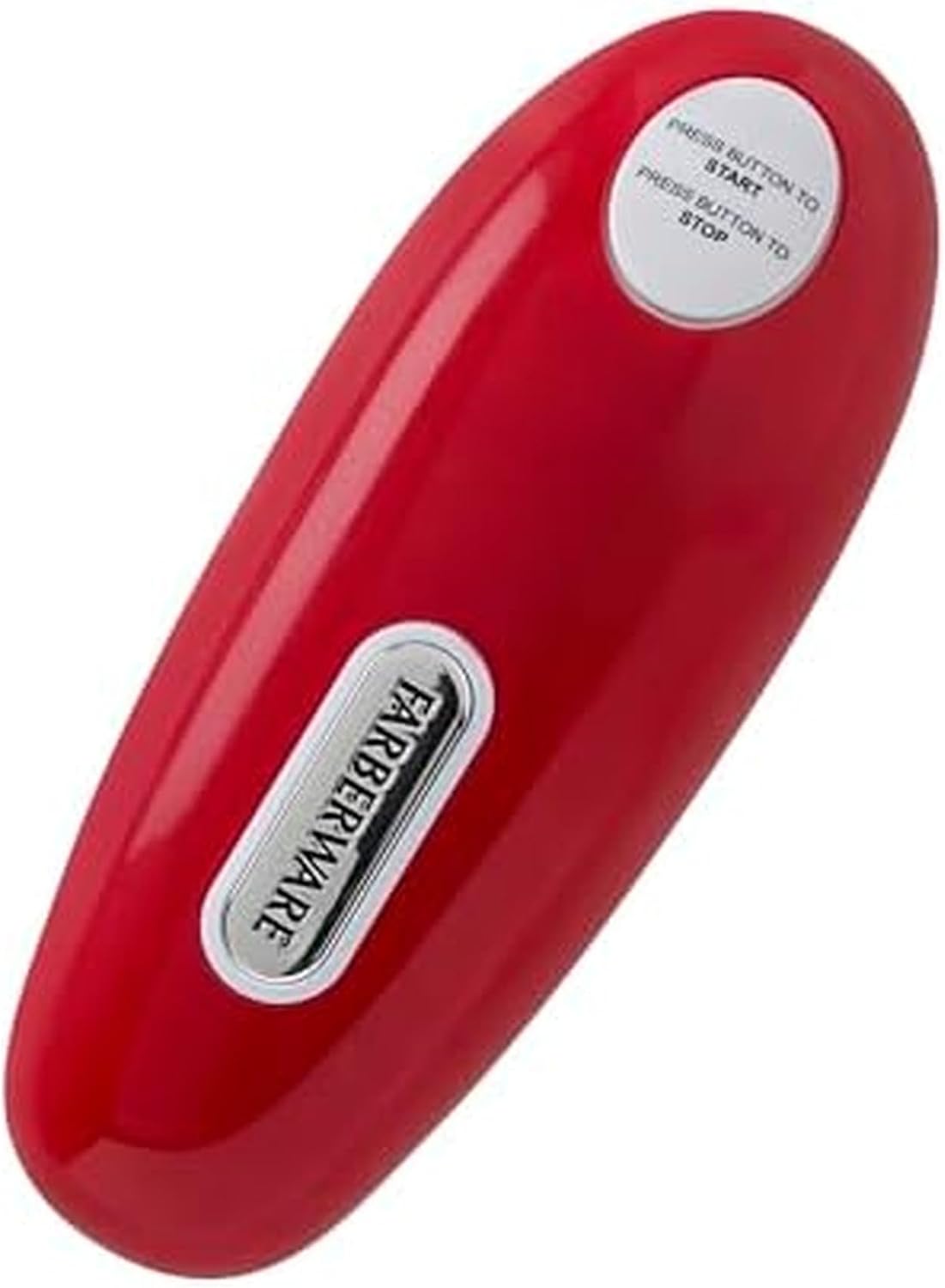 Farberware Automatic Battery Operated Can Opener – Hands-Free Electric Can Opener with Magnetic Lid Lifter, Compact Storage, Easy to Use, Requires 4 AA Batteries, Red