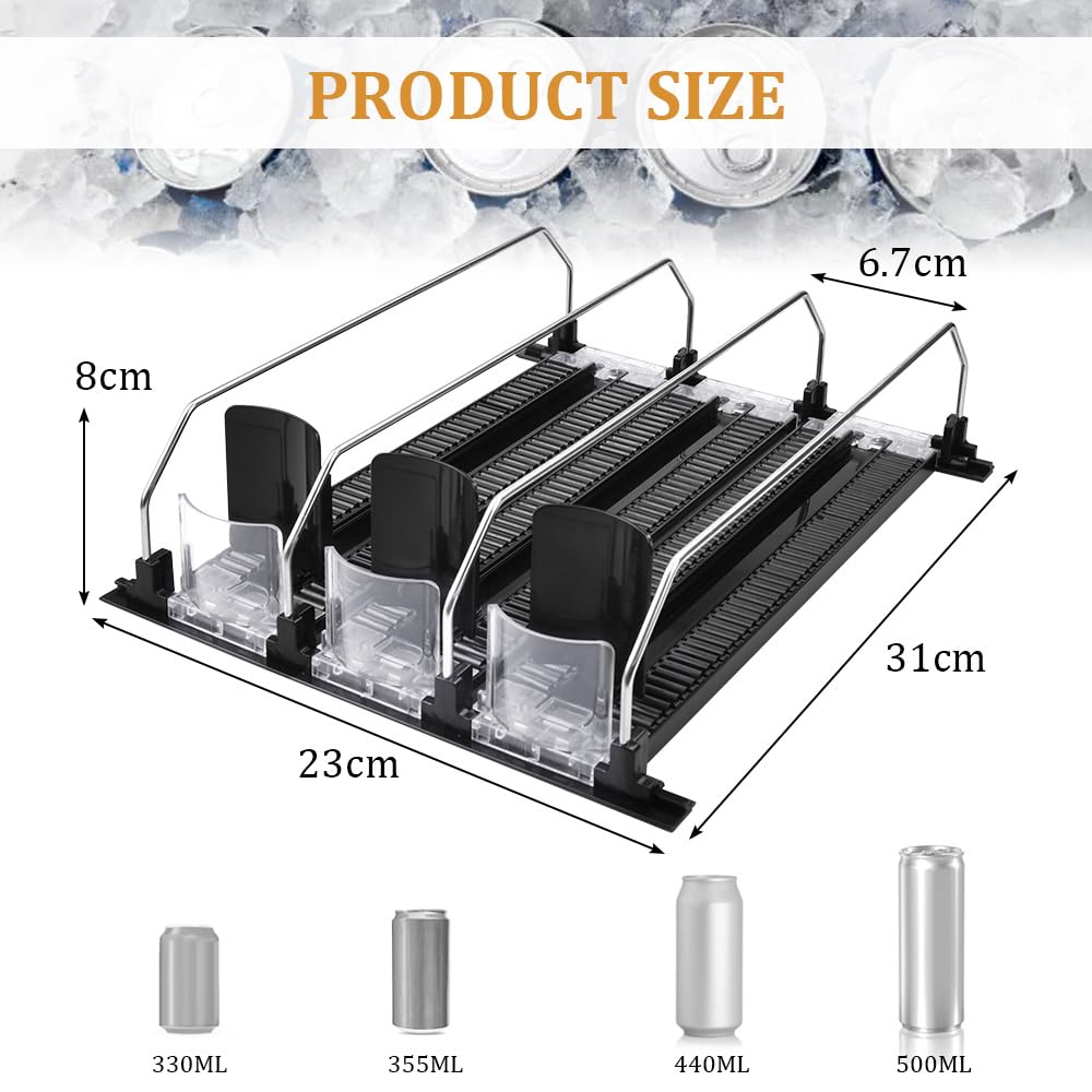 Dispensador de bebidas para frigorífico, organizador para frigorífico, cocina, armario, despensa