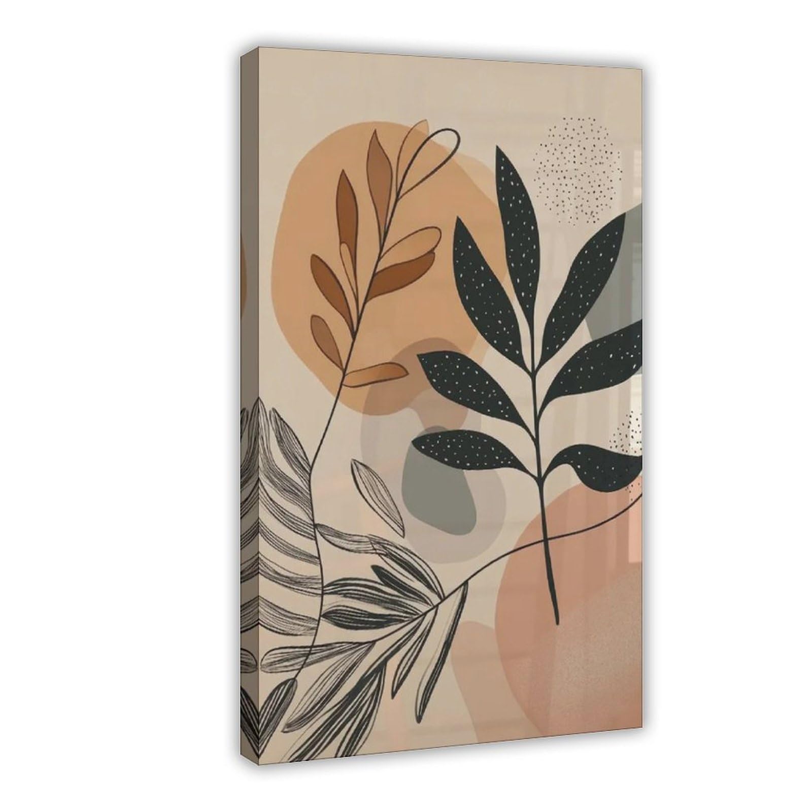Bareronor Scandinavian Bedroom Canvas Poster Bedroom Decor Landscape Office Room Decor Gift 24" L X 36" W