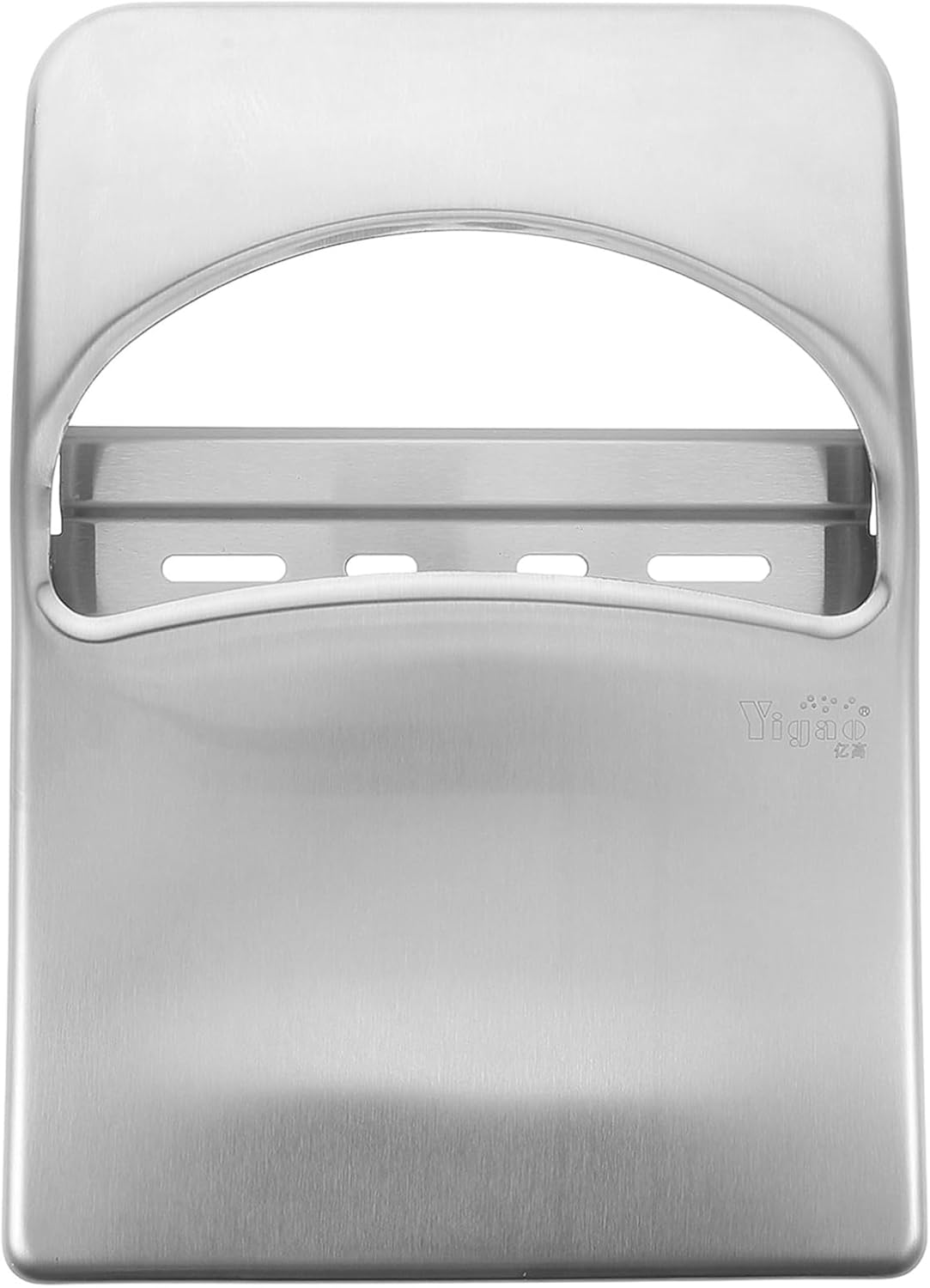Steel Toilet Seat Cover Holder Wall-Mounted Paper Dispenser for Home Restaurant Commercial Restroom