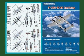Hobby Boss Easy Assembly P-38L-5-LO Lightning Airplane Model Building Kit