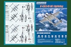 Easy Assembly P-38L-5-LO Lightning Airplane Model Building Kit