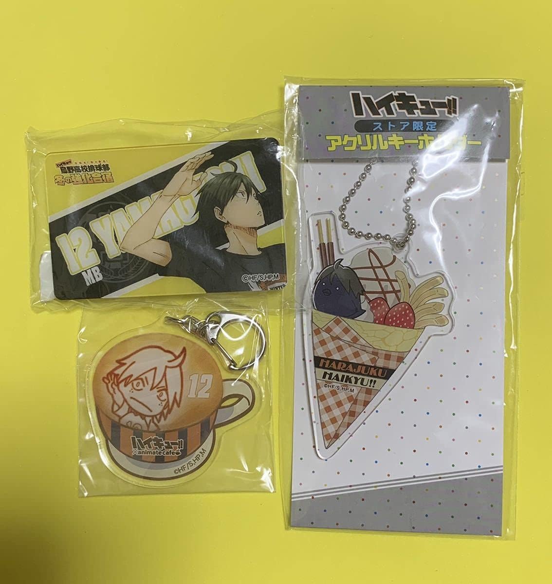 Amazon Co Jp ハイキュー ストア限定 アクリルキーホルダー アニメイトカフェ 冬の強化合宿 山口忠 ホビー 通販