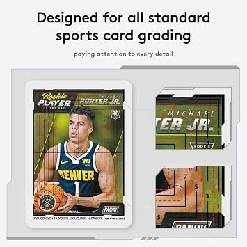BDJBXK Card Centering Grading Tool, Sports Cards Grading Kit, Includes Two Sets of Sports Trading Cards Measuring Tools (with Instructions)