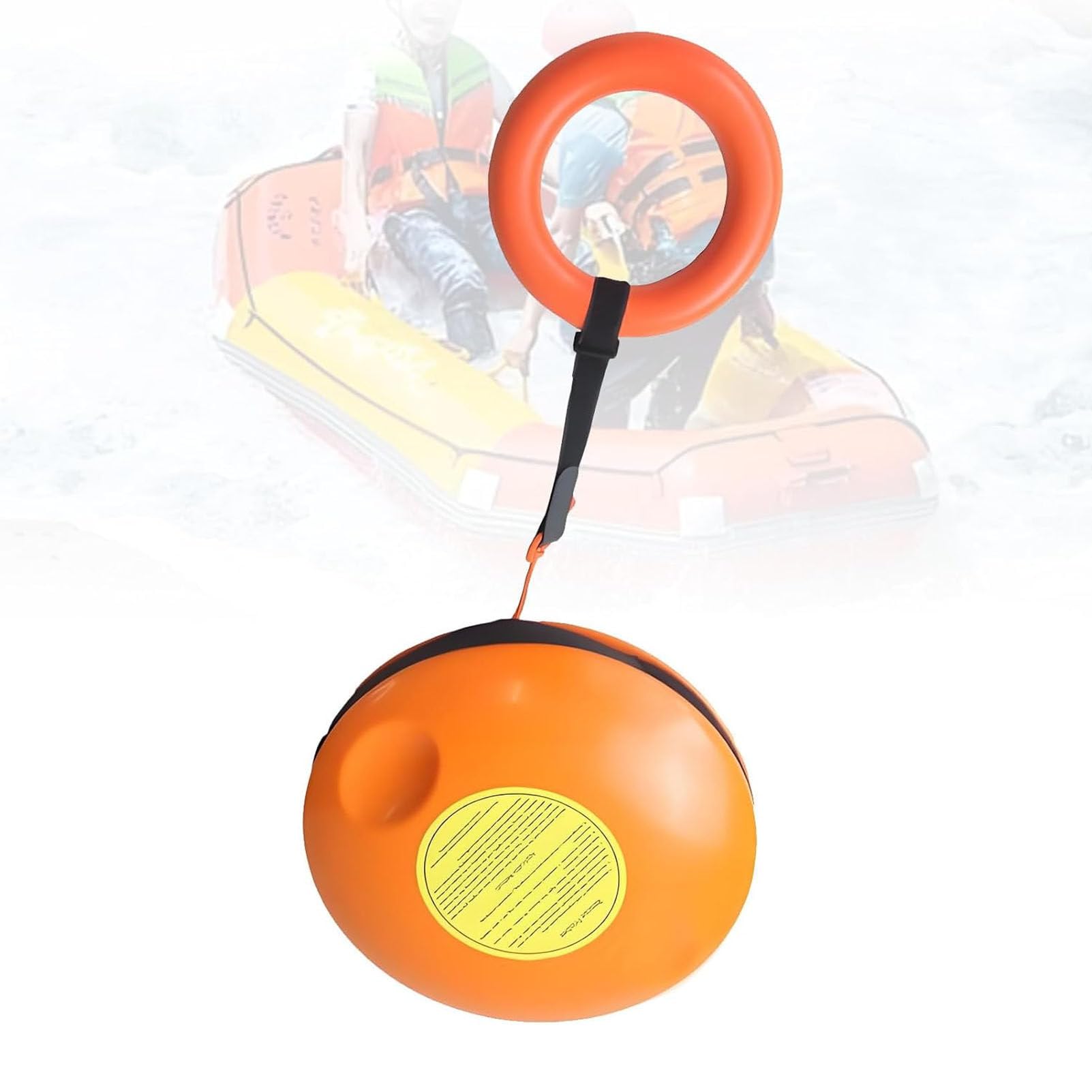 Rescue Frisbee Lot de 5 équipements de sauvetage d'eau avec corde et anneau en caoutchouc, dispositif de sauvetage pour la prévention de la noyade à la piscine, à la plage, au lac