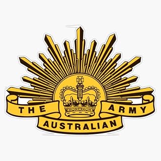Australian Army Symbol Window Bumper Sticker Decal 5"