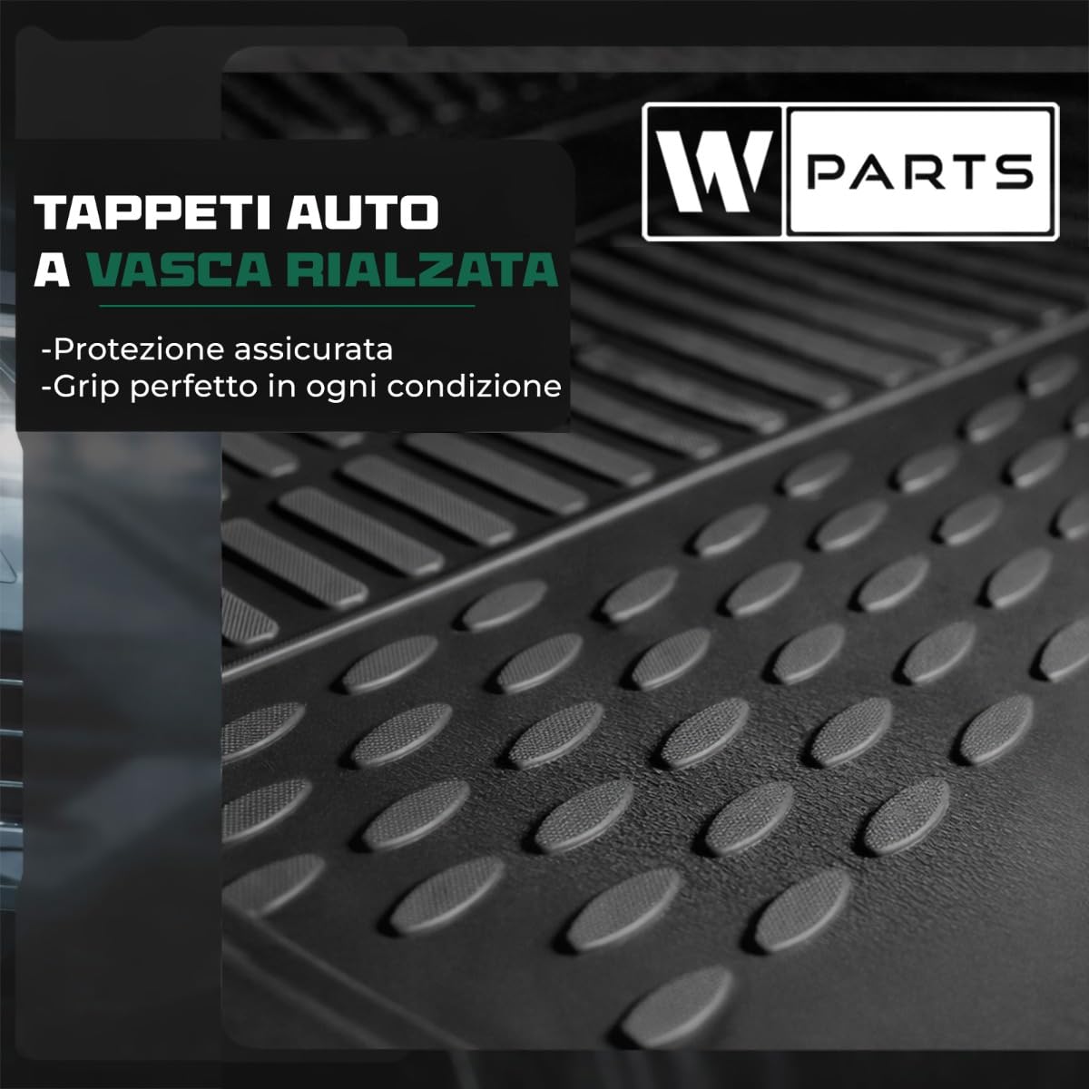 4 DYWANY - 3D TPE GUMOWE PODKŁADKI WANSOWE DO CITROEN C3 OD 2016-2025