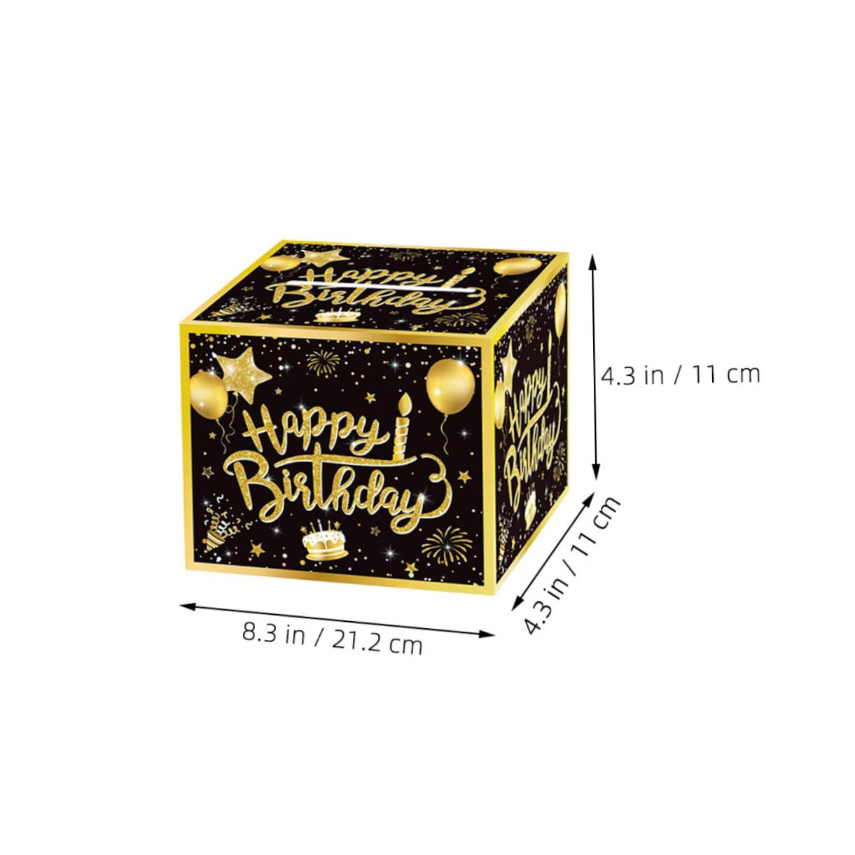 ARTIBETTER Money Pop up Box Birthday Cash Pull Out Present Box for Birthday Surprise