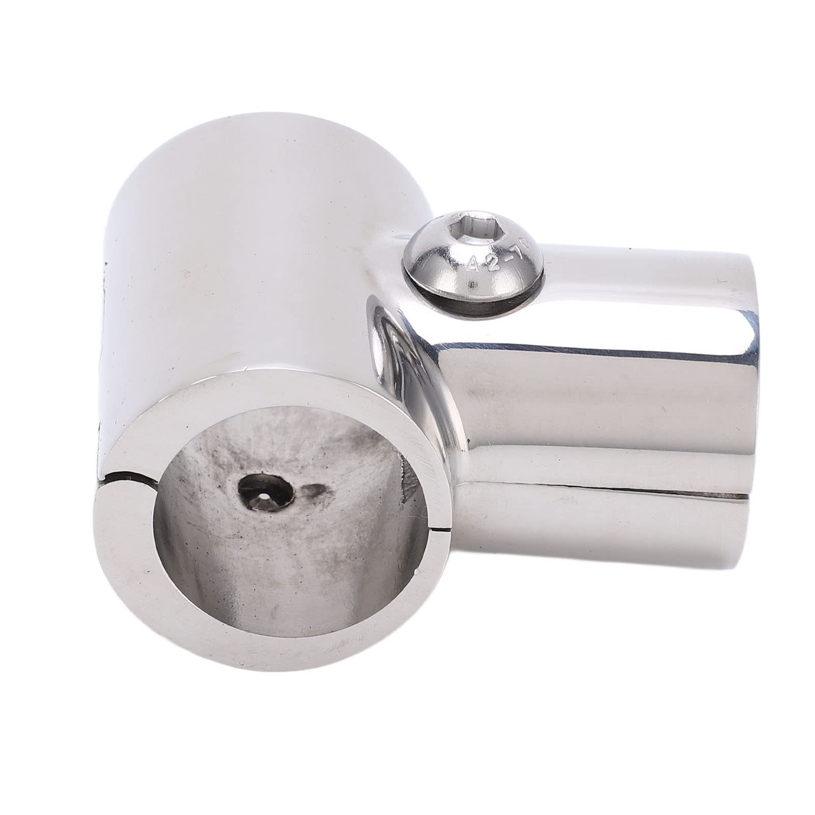 Connettore per tubo a T, connettore per tubo a T a 90 °, connettore per tubo da 1 in/25,4 mm, separabile, in acciaio inox, accessorio per corrimano per barca universale