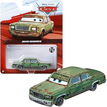 Mattel Selection Vehicles Racing Style Disney Cars Die-Cast 155 Car Type Jonathan Wrenchworths CDXV59