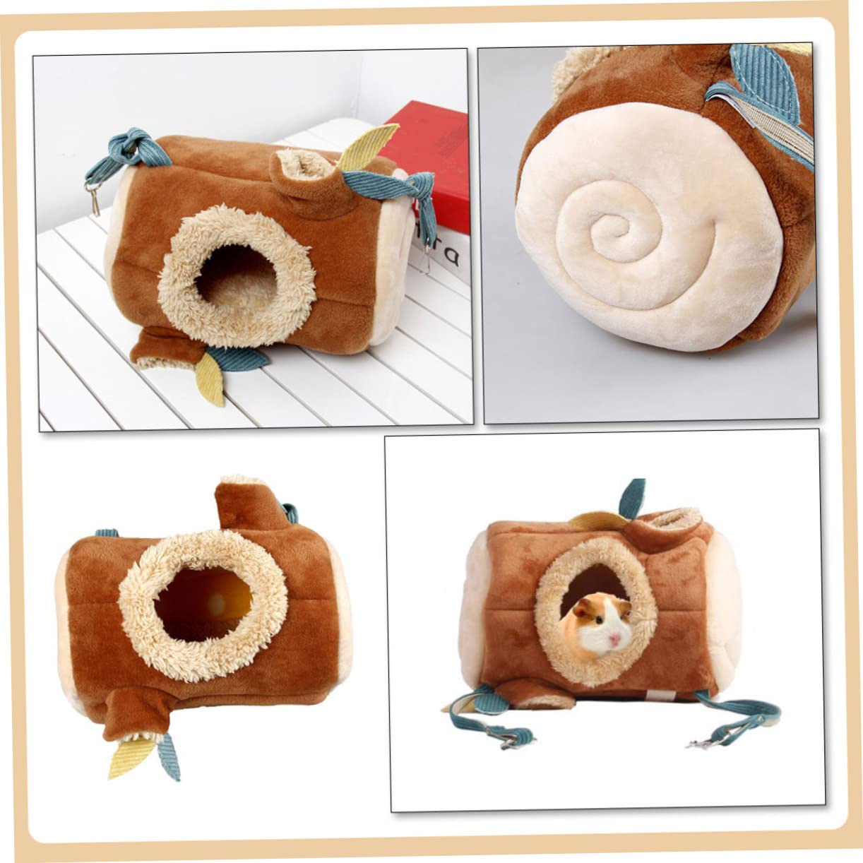 POPETPOP 2piezas Hamaca Colgante Cálida para Hámster y Cama Agradable para Roedores Accesorio para y Chinchillas