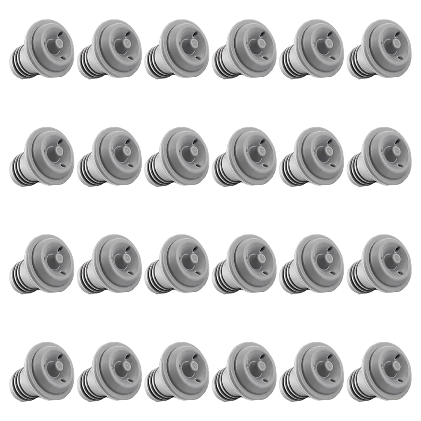 Kalttoy Of 24 Wine Stoppers Bottle Freshness Preservers Wine Bottle Caps Silicone Texture Present for Enthusiasts Vacuum Pumps