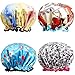 Shower Caps, ESARORA 4 PACK Bath Caps Perfect for all Hair Lengths and Thicknesses - Waterproof - Double Layer, Upgraded Version