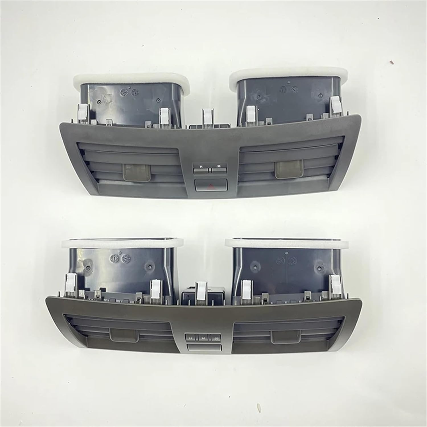 Compatible for Toyota Camry Dash 2007-2013 Center A/C Air Conditioning Vents Trim Insert Outlet Panel Grille Car Accessories Vehicles(B 3 Keys)