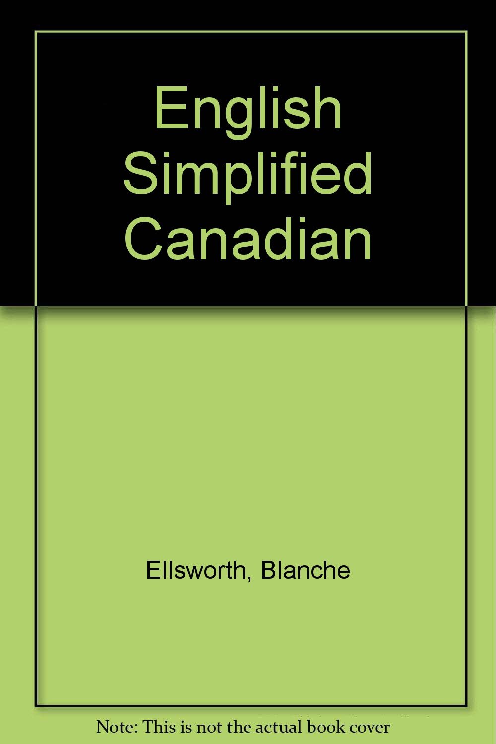 English Simplified (3rd Edition) Ellsworth (Late), Blanche