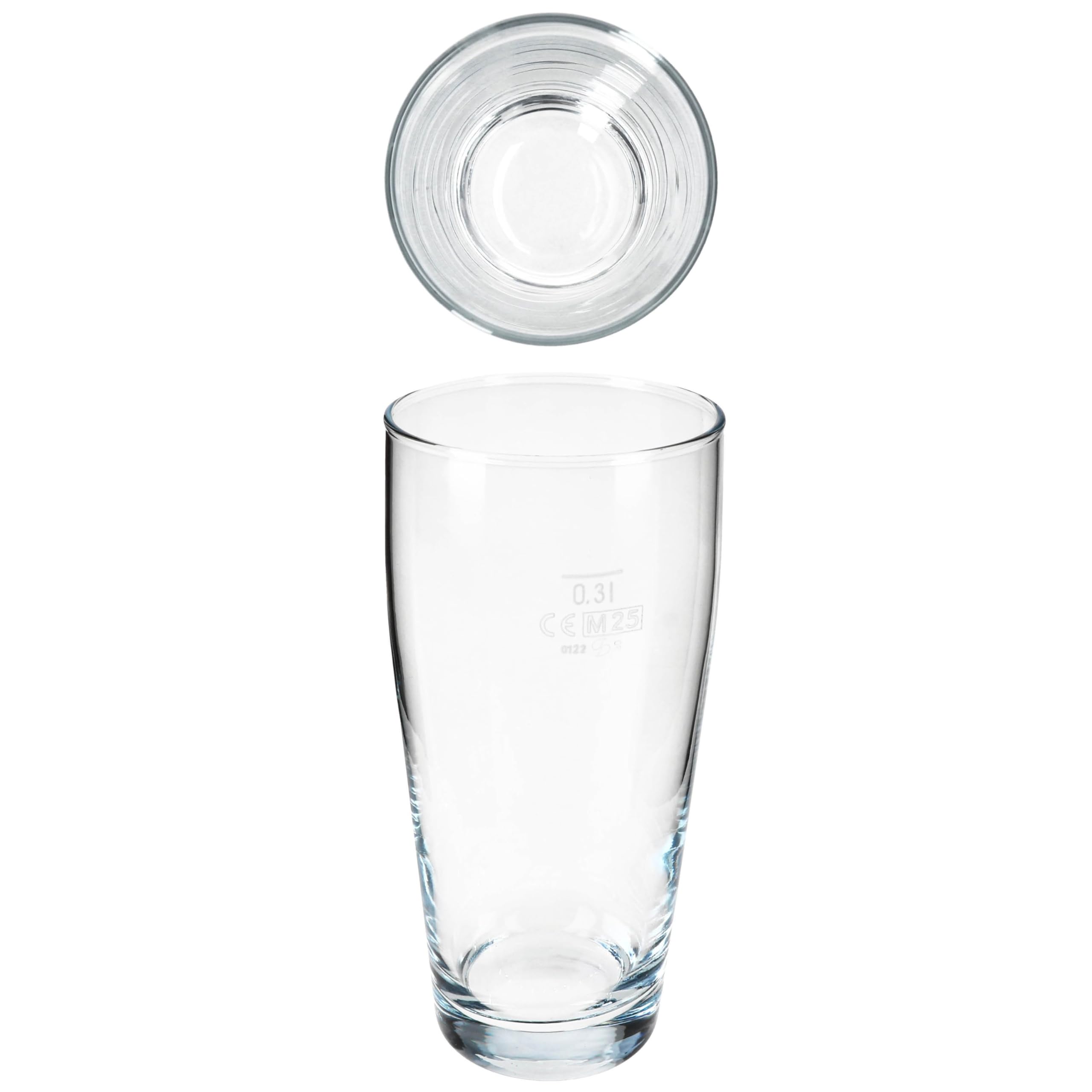 MamboCat 96er Set Willibecher 0,3 L geeicht I Biergläser aus klarem Glas mit Eichstrich I Trinkgläser für Bier, Wasser, Cocktails & Softgetränke ideal für Gastro, Bars & Restaurants