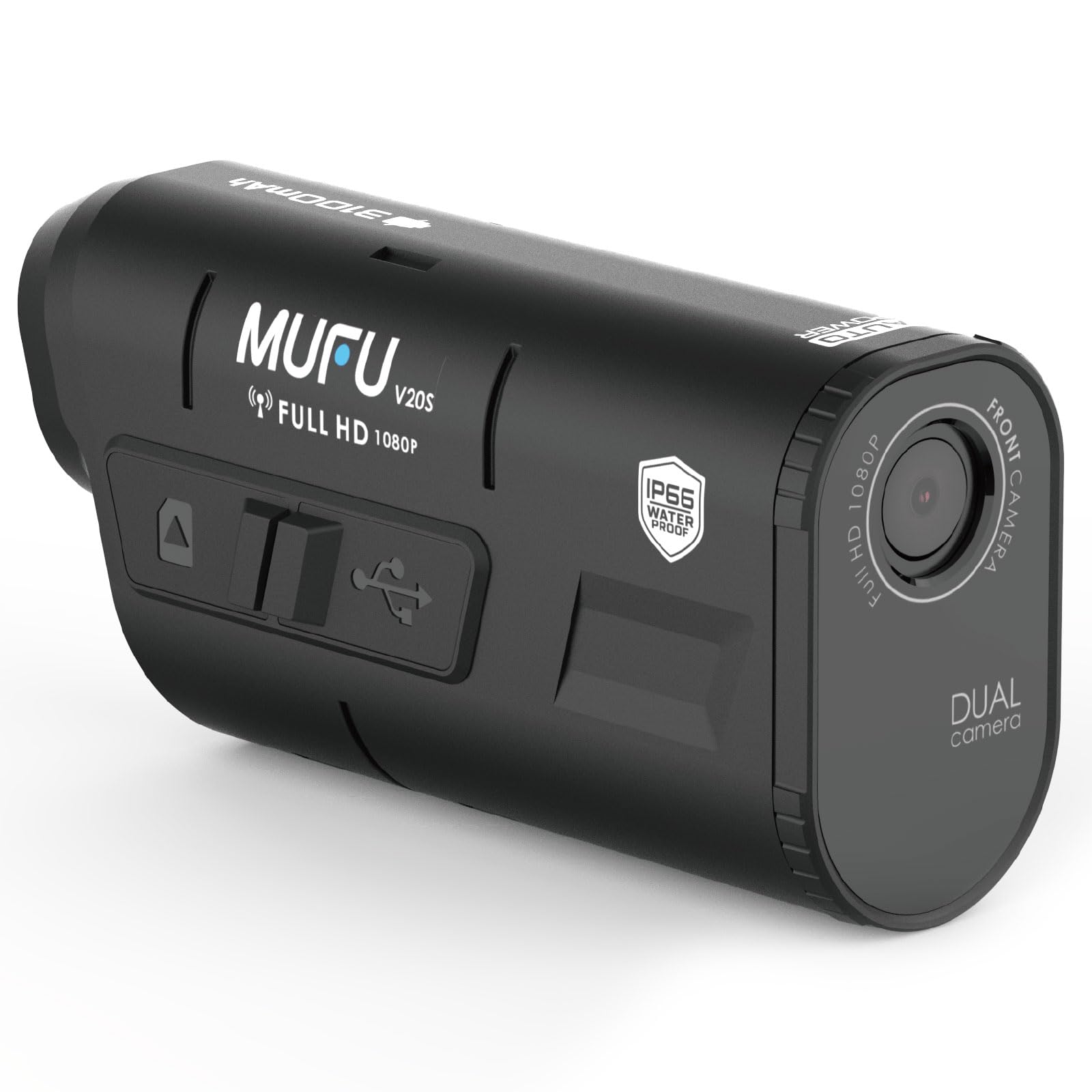 マックスウィン(Maxwin) ドライブレコーダー バイク用 2カメラ 前後同時…