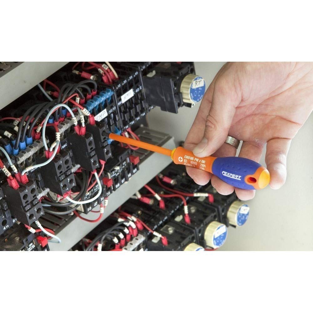 EXPERT e165421 - Insulated Screwdriver 1000 V PH3 x 150, Orange,yellow - Image 3