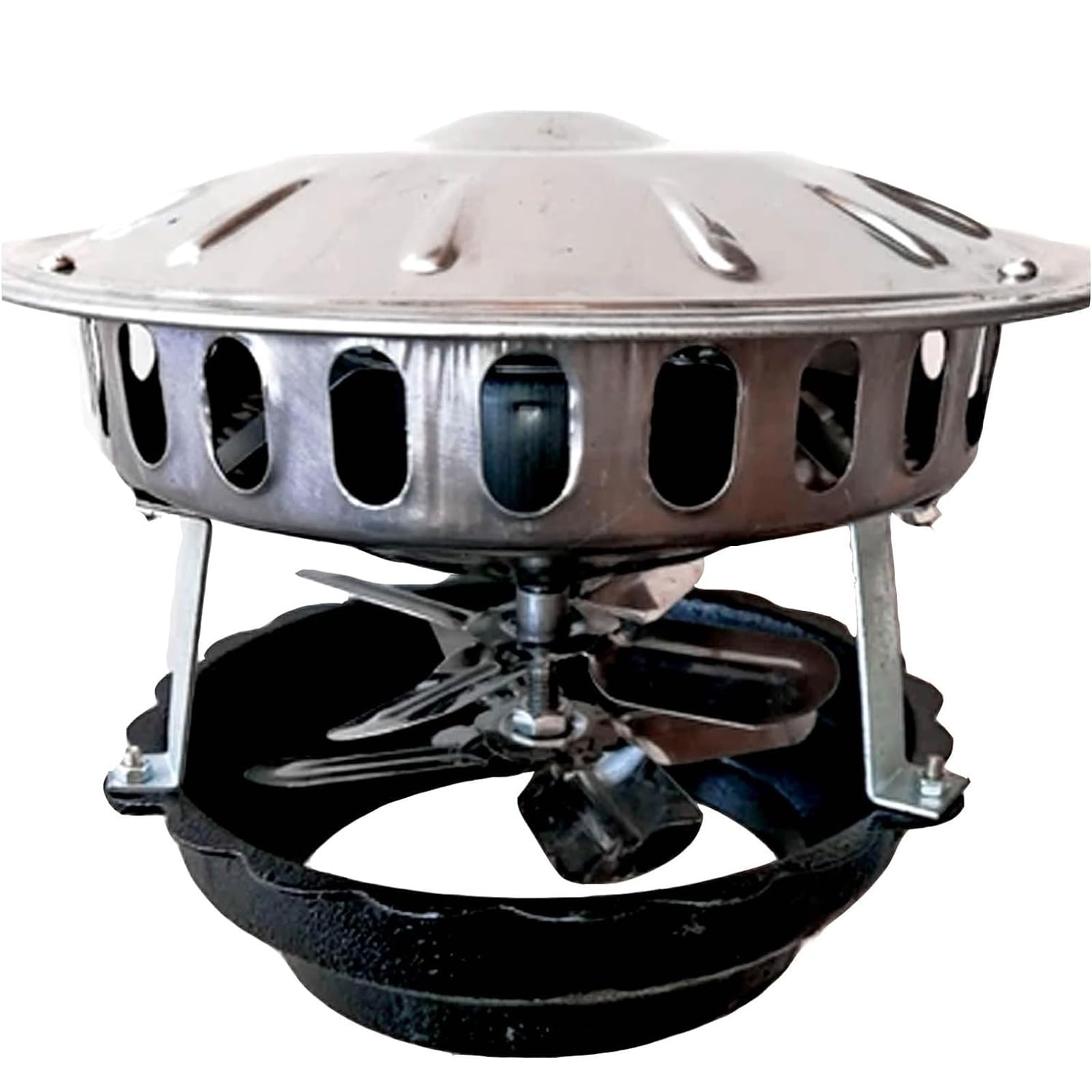 Ventilateur d'extraction de cheminée toit 100W évacuateur fumée 14cm