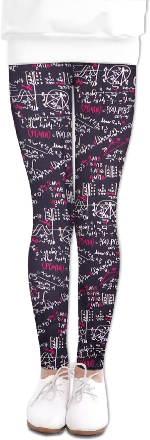 LUOUSE Girls' Leggings Full Length Comfy Pants Trousers 4-13 Years image 4