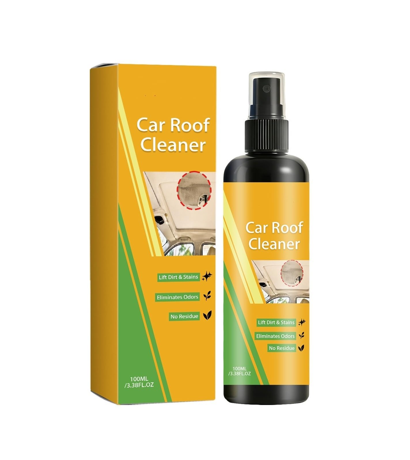 100 ml Autodachreiniger, for Entfernen von Staub und Flecken(2pcs)