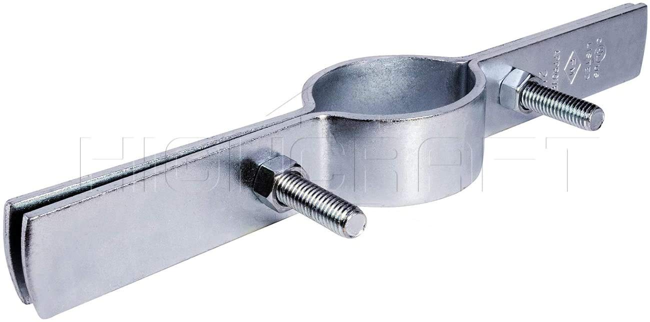 Highcraft - Soporte vertical para montaje en pared (10 unidades, cobre, IPS, CPVC, PVC, PVC)