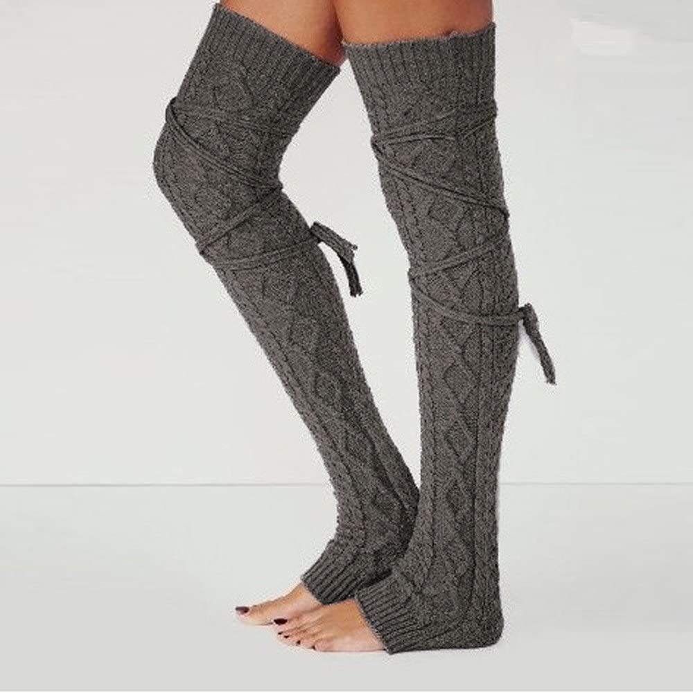 Calcetín 1 Par De Calcetines Hasta La Rodilla Para Mujer, Calcetines Térmicos Hasta El Muslo De Invierno, Calcetines Por Encima De La Rodilla Calcetines Termicos (Color : A, Size : 7 3/8)