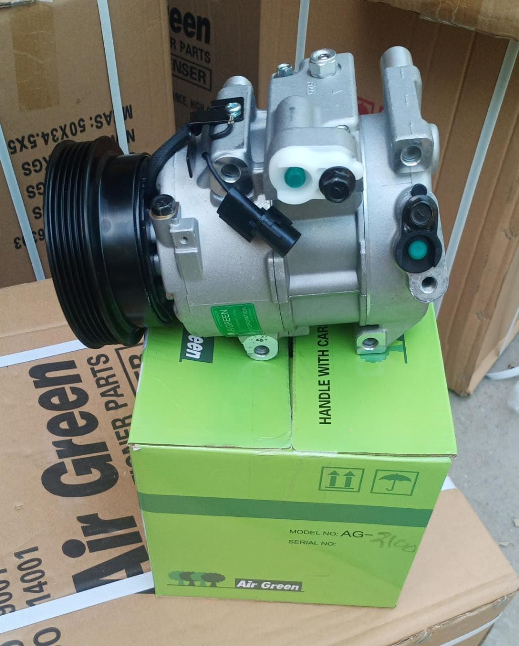 AIR Green I-20 DSL Imported Car AC-Airconditioning Compressor, Selling Across 28 States of India