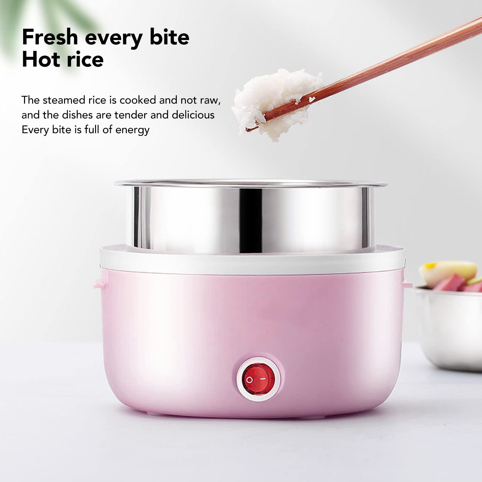 Bewinner 2 Strati Lunch Box Elettrico Riscaldatore Cibo Portatile Warmer