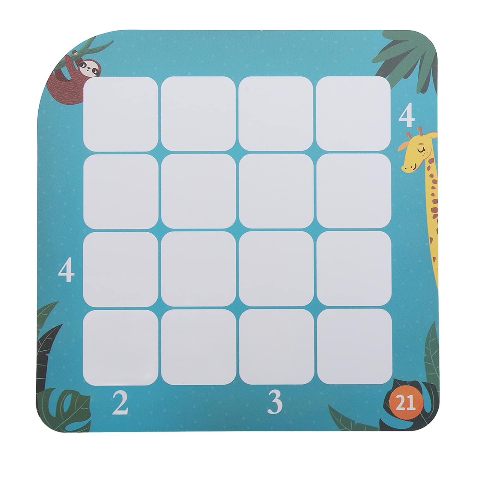 Gonetre Juego de Mesa Sudoku de Madera para Niños, Juguete Educativo de Aprendizaje Matemático para Niños