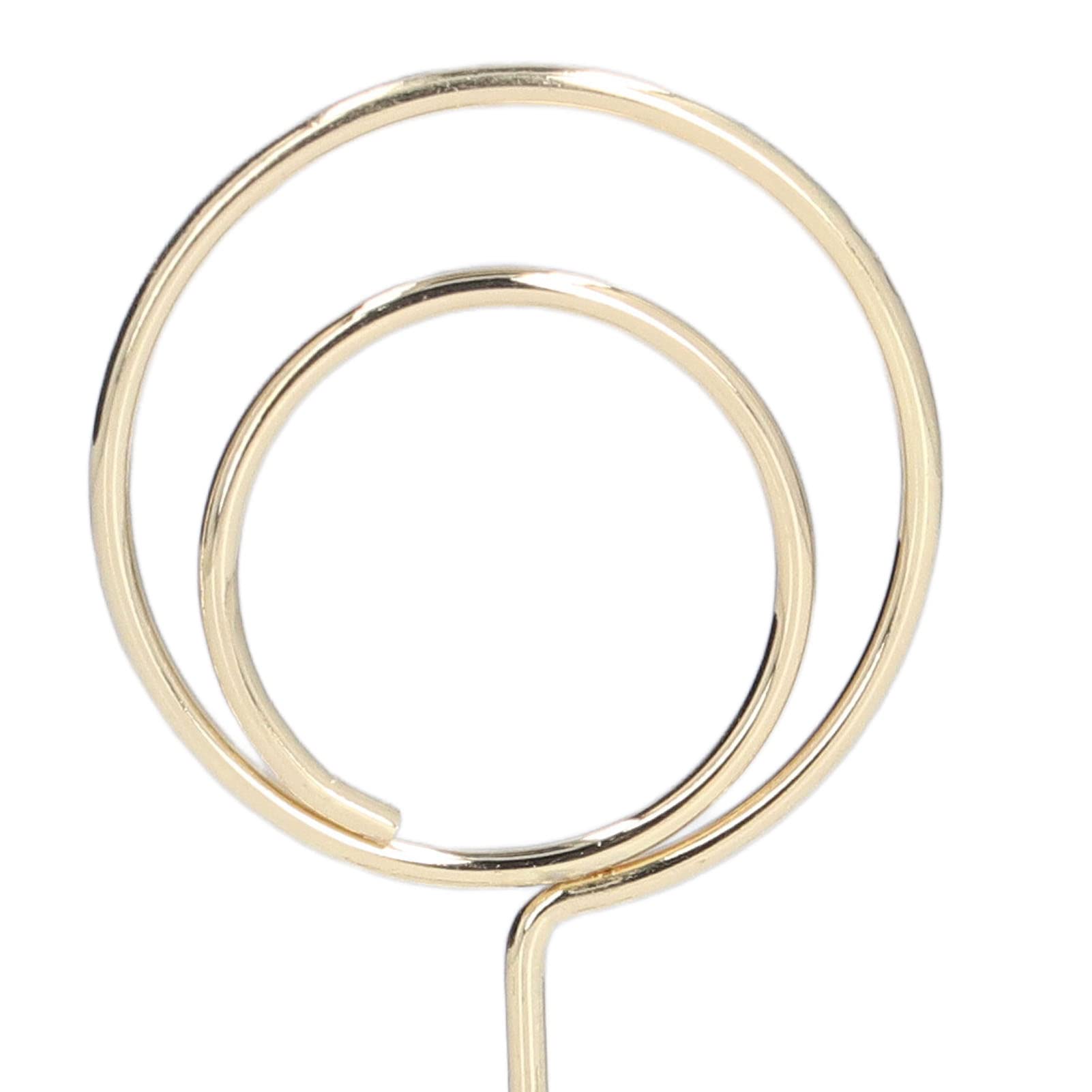 Goldene Tischkartenhalter Aus Metall – 12 Stück Für Hochzeit, Feiern, Büro & Restaurant