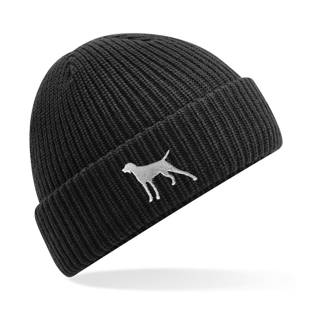 The House Of Dog Unisex Black The House Of Dog: German Shorthaired Pointer Owner Gift. Water Repellent Thermal Elements Beanie Ski Hat.