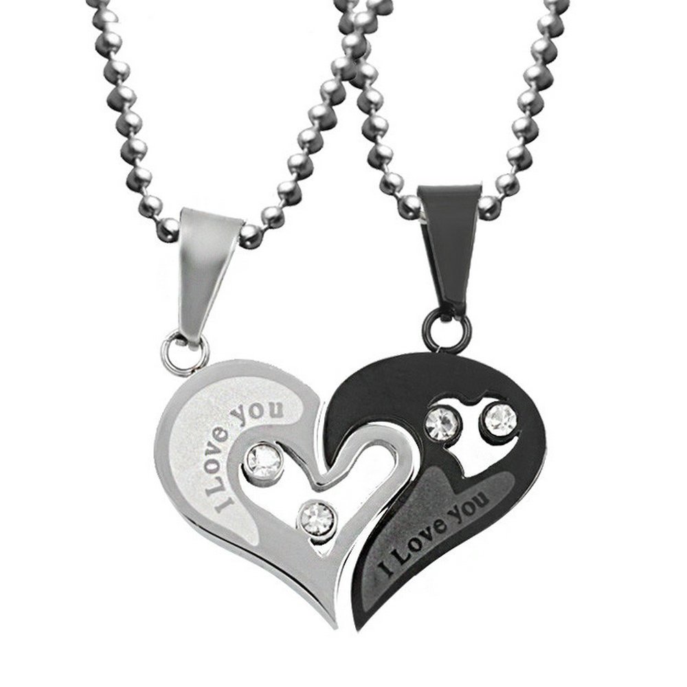 Rostfritt Stu00e5l Par Halsband Hu00e4nge Love Heart Pussel Matchande Presenter Till Alla Hjartans Dag 35557d57a13d45dd Rostfritt Stu00e5l Par Halsband Hu00e4nge Love Heart Pussel Matchande Presenter Till Alla Hjartans Dag 35557d57a13d45dd