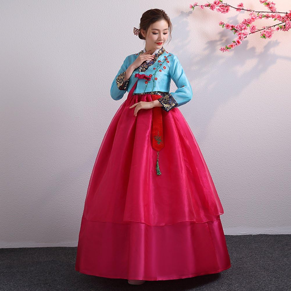Hanbok Coreano Traje Tradicional para Mujer Boda Palacio Halloween Cosplay