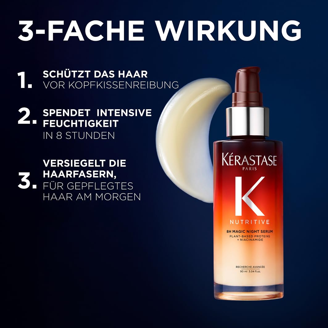 Kérastase Nutritive 8H Magic Night Serum, Nachtserum für normales bis leicht trockenes Haar